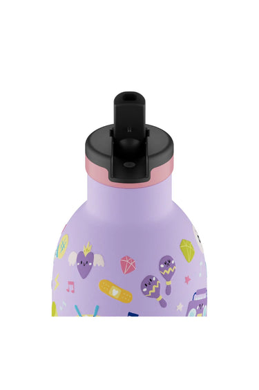 24 Bottles Clima Bottle Kids Music Friends Pipetli Paslanmaz Çelik Termos 330 ml