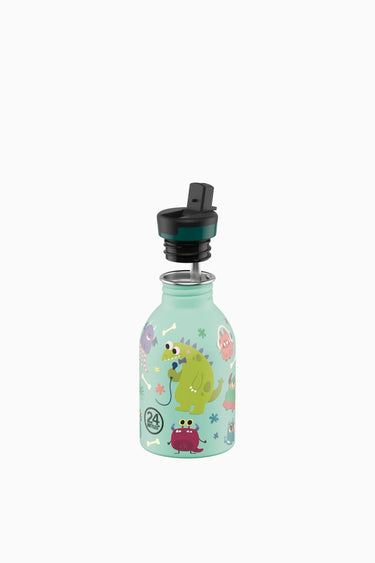 24 Bottles Kids Bottle Spooky Friends Paslanmaz Çelik Çocuk Su Matarası 250 ml