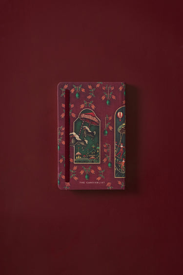 The Carnivalist Velvet Carousel Kumaş Kapak Konsept Defter