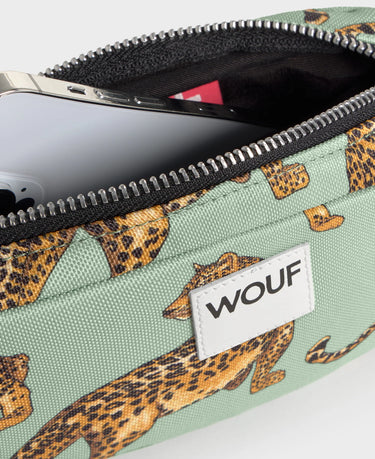 Wouf Emerald Leopard - Mini Çanta/Telefon Çantası