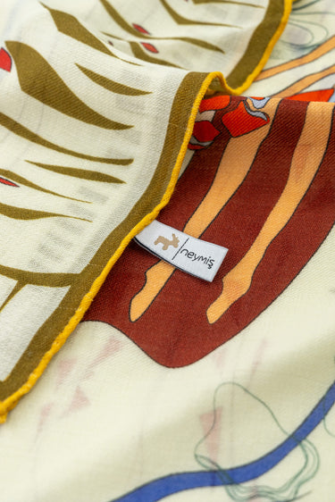 Neymiş Hayal Suları Mint-110x110 Yün Şal