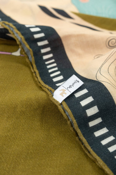 Neymiş Sesler ve Sessizler Somon-110x110 Yün Şal