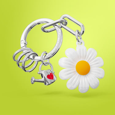 Metalmorphose Nature Papatya Anahtarlık / Çanta Aksesuarı/ Charm