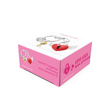 Metalmorphose Love Lock Kırmızı Anahtarlık / Çanta Aksesuarı/ Charm