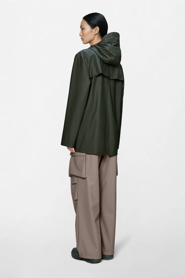 Rains Jacket Green-Kısa Yağmurluk