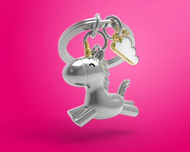 Metalmorphose 3D Uçan Unicorn Anahtarlık