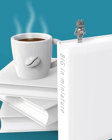 Metalmorphose Robot Kitap Ayracı Gümüş