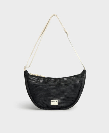 Wouf Onyx Halfmoon Crossbody Bag Omuz Çantası