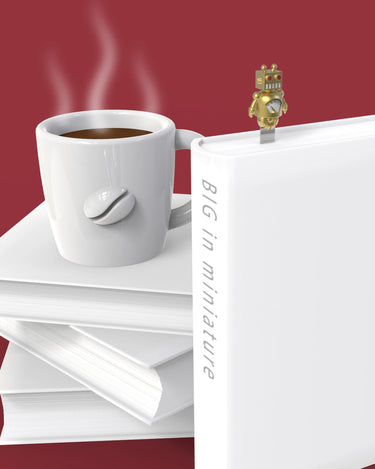 Metalmorphose Robot Kitap Ayracı Gold