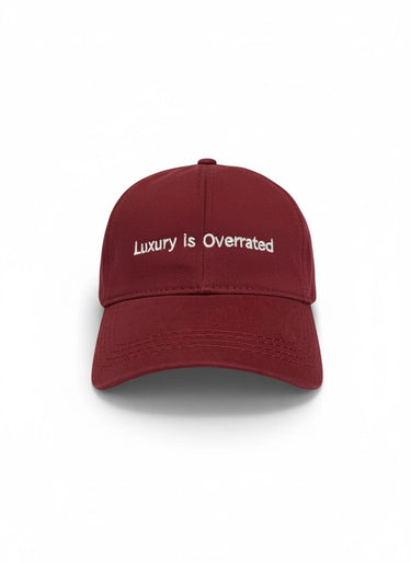 Liapop Luxury is Overrated Burgundy Şapka