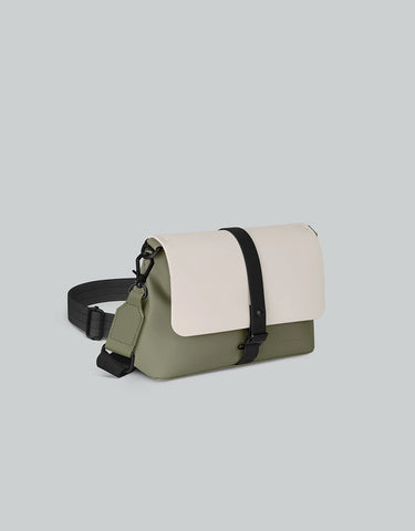 Gaston Luga Spläsh Crossbody Bag - Cloud Cream / Sage Çapraz Çanta