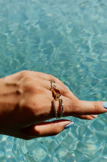 Miklan Gold Radial Yüzük