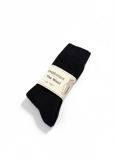 Endémique Studio The Wool VL Navy-Kadın Yün Çorap