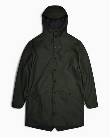 Rains Long Jacket Green Yağmurluk