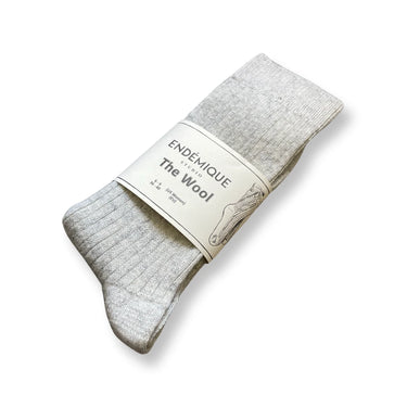 Endémique Studio The Wool Vl Fog-Kadın Yün Çorap