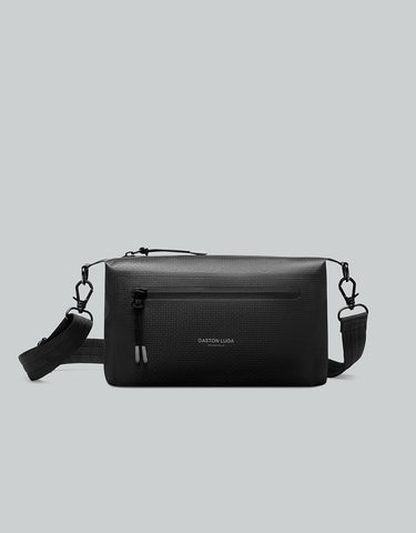 Gaston Luga Lightweight DuoSeal Crossbody - Black Çapraz Çanta
