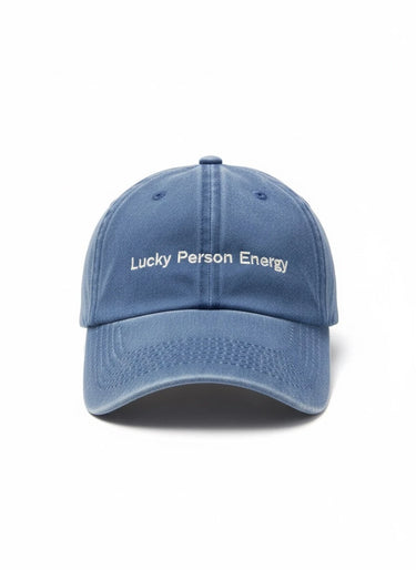 Liapop Lucky Person Energy Washed Blue Şapka
