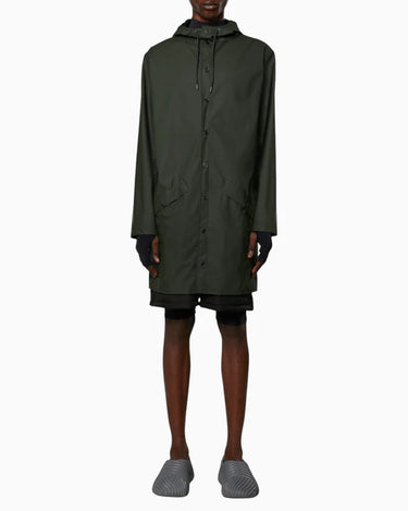 Rains Long Jacket Green Yağmurluk