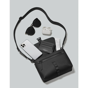 Gaston Luga Spläsh Crossbody Bag - Black Çapraz Çanta