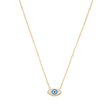 Pia&Co Chans Mineli Göz Nazar Altın Kaplama Gümüş Kolye