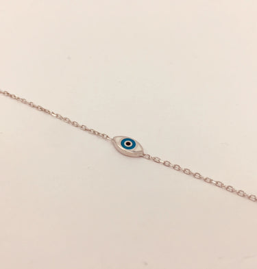 Pia&Co Chans Mineli Göz Nazar Altın Kaplama Gümüş Bileklik