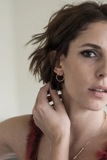 Miklan Circle Jacket Küpe