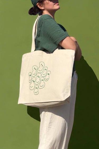 Bael İstanbul Smile Red Large Tote Bag Kol Çantası