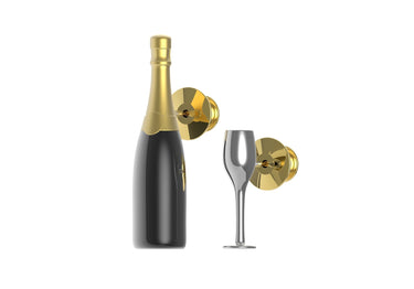 Metalmorphose Şarap & Kadeh Pin Seti