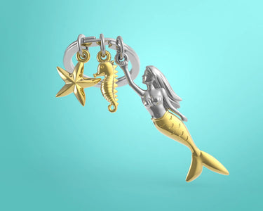 Metalmorphose Deniz Kızı Anahtarlık
