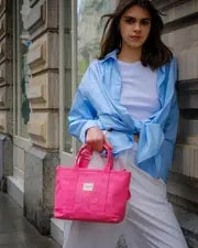 Maison Sacrée Miramar Pembe Mini Kol Çantası