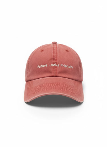 Liapop Future Looks Friendly Washed Burnt Orange Şapka