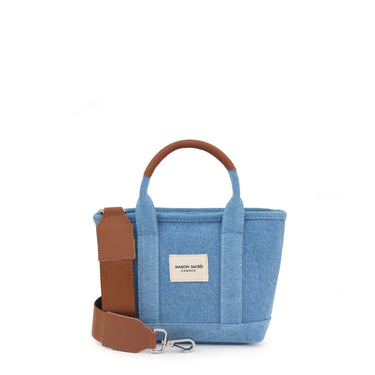 Maison Sacrée Miramar Denim Extra Mini Kol Çantası