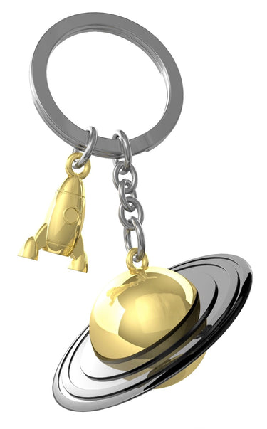 Metalmorphose Satürn Anahtarlık