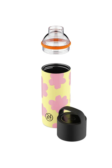 24 Bottles Spin Bottle Daydreaming Yellow Paslanmaz Çelik Termos 730 ml