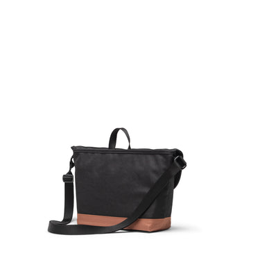 Herschel Cove Small Black/Saddle Brown Postacı Çantası