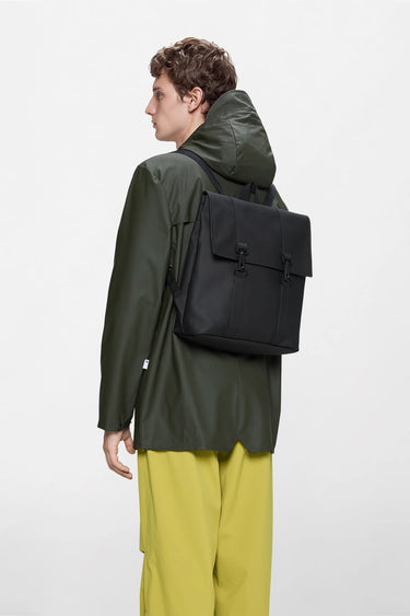 Rains Backpack MSN Bag Mini W3 Black Sırt Çantası