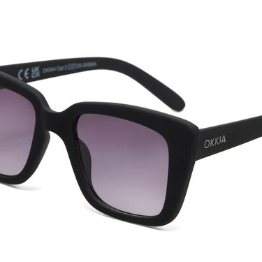 Okkia Elba Unisex Güneş Gözlüğü 
 Siyah / Lens : Siyah Gradyan