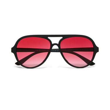 Okkia Alessio Unisex Güneş Gözlüğü 
 Siyah / Lens : Kırmızı