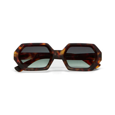 Okkia Andrea Altıgen Unisex Güneş Gözlüğü 
 Havana / Lens : Yeşil