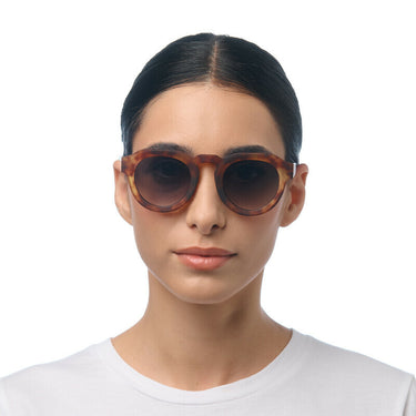 Okkia Zeno Round Unisex Güneş Gözlüğü 
 Sahara Havana / Lens: Yeşil