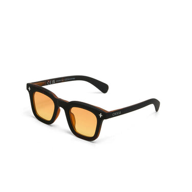 Okkia Firenze Unisex Güneş Gözlüğü 
 Siyah Havana / Lens : Sarı
