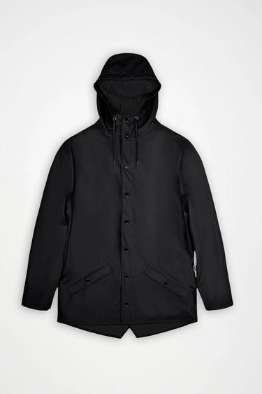 Rains Jacket Black-Kısa Yağmurluk