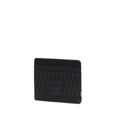 Herschel Charlie Black Diamond/Black RFID Korumalı Kartlık