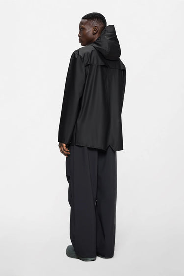 Rains Jacket Black-Kısa Yağmurluk