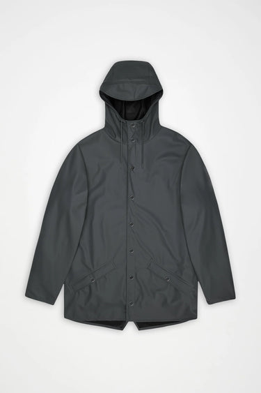 Rains Jacket Grey-Kısa Yağmurluk