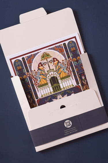 The Carnivalist Meerkat Rhapsody 55X55 cm İpek Fular