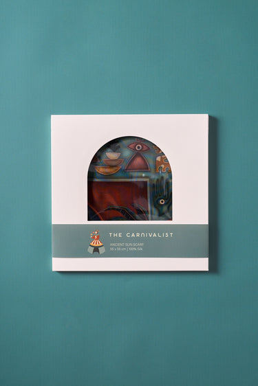 The Carnivalist Ancient Sun 55X55 cm İpek Fular