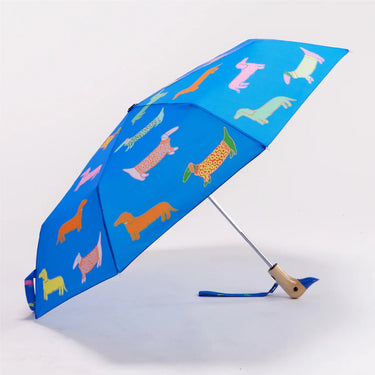 Original Duckhead Duck Kompakt Şemsiye Dogs in Blue