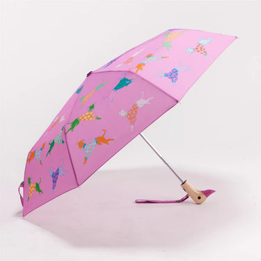 Original Duckhead Duck Kompakt Şemsiye Dogs in Pink