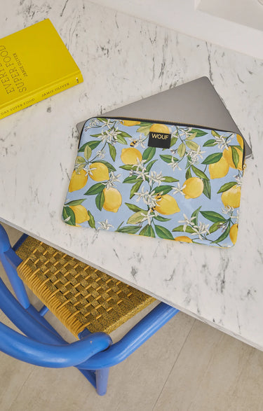 Wouf Capri - Limon Desenli Laptop Kılıfı 13" & 14"